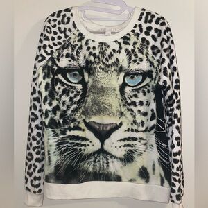 Forever 21 leopard Patterned Top